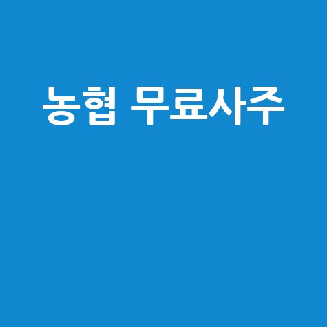 농협 무료사주로 보는 오늘의 운세와 재물운