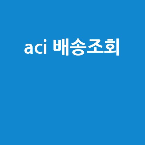 ACI 배송조회, 왜 안될까? 통관부터 오류 해결까지 완벽 가이드!